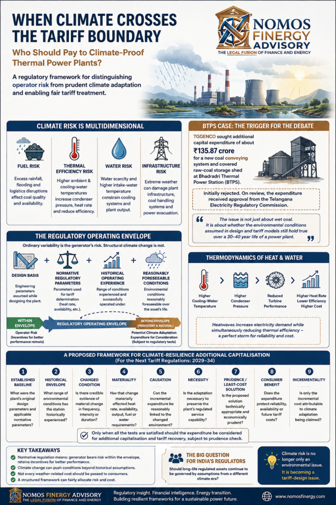 When Climate Crosses the Tariff Boundary: Should Consumers Pay to Climate-Proof Thermal Power Plants? climate tariff